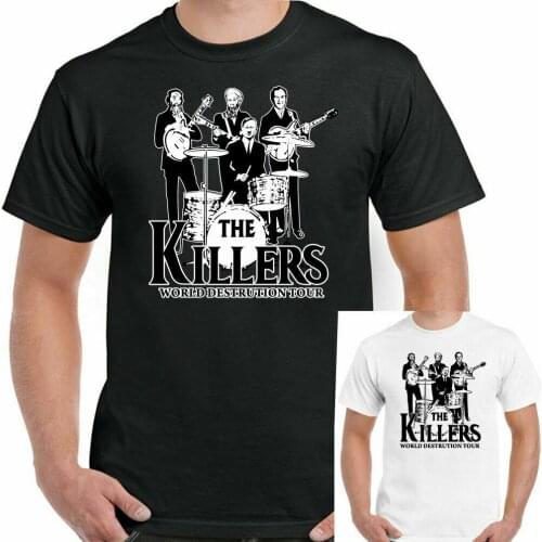 The Killers T-Shirt World Destruction Tour Mens Funny Parody War Satire Top