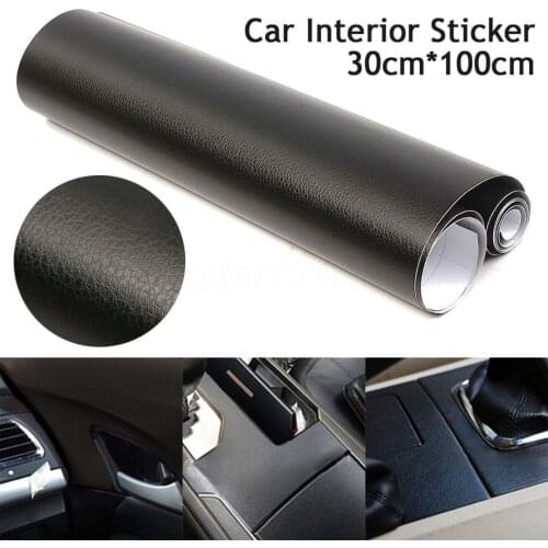 JX-LCLYL 30*100cm Leather Texture DIY Car Interior Dashboard Sticker Wrap Sheet Film