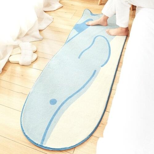 Lamb Cashmere Cartoon Animal Home Living Room Carpet Floor Mat Bedroom Long Bedside Rugs