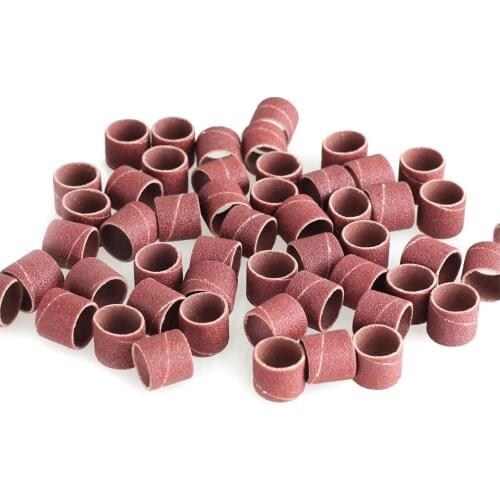 Sandpaper ring 1/2 inchx 1/2 inch 80 Grit Wood polished carved metal polishing sandpaper ring ( 40 Pieces)