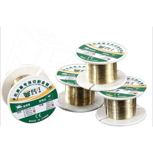 100M Alloy Steel Cutting Line 0.05mm 0.06mm 0.08mm 0.1mm Molybdenum Wire for Phone LCD Screen Separating
