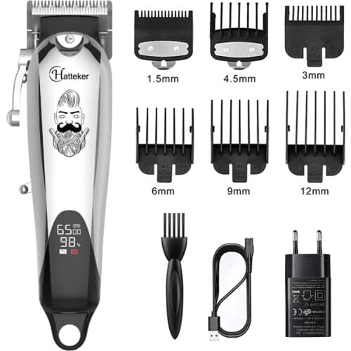 Men cord cordless professional tapering hair clipper fading blending barber electric hair trimmer rechargeable haircut machine