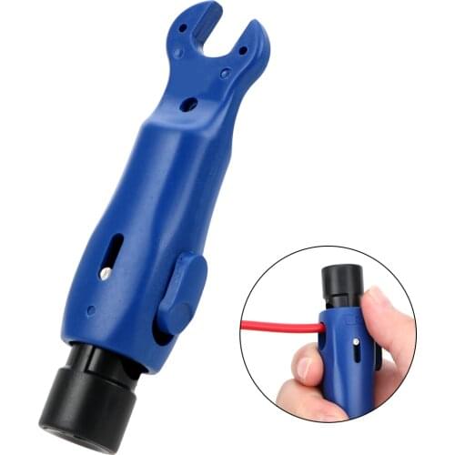 Mini Portable Wire Cable Stripper Multifunction Cutting Stripping For RG59 RG6 RG7 RG11 With Hexagonal Wrench Hand Tool