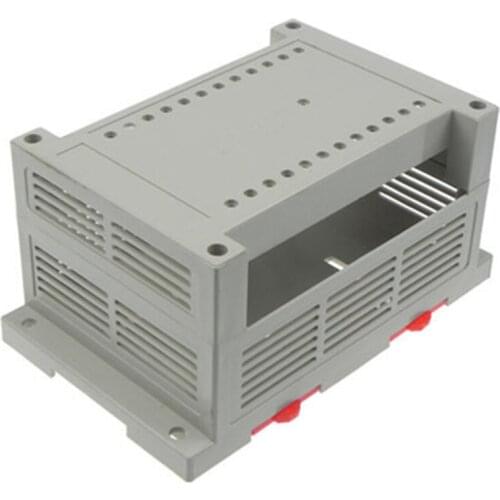 1pcs/lot ABS plastic pcb mounting box din rail enclosure 146*90*72mm