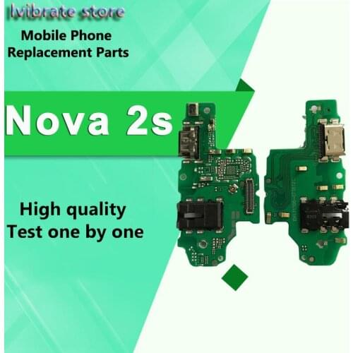 New For Huawei Nova 2s USB Charger board Port Flex Cable cover For Huawei Nova2s Dock Connector Charging Port board replacement