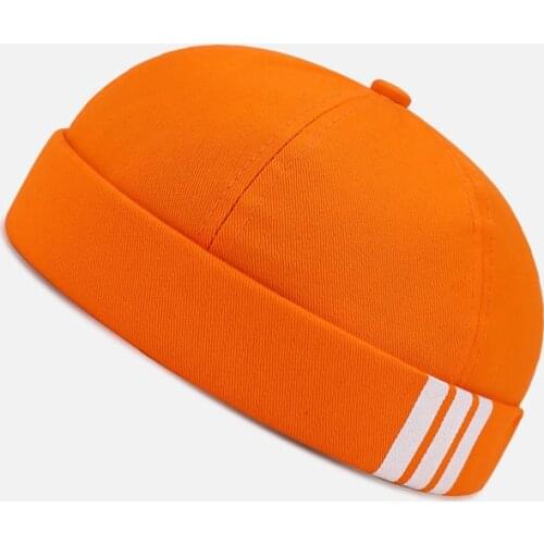 Beanie Hats snapback Mens Caps women Milk Hat Brimless Hip Hop Hat Cotton Retro kpop Cap for boy DZM003