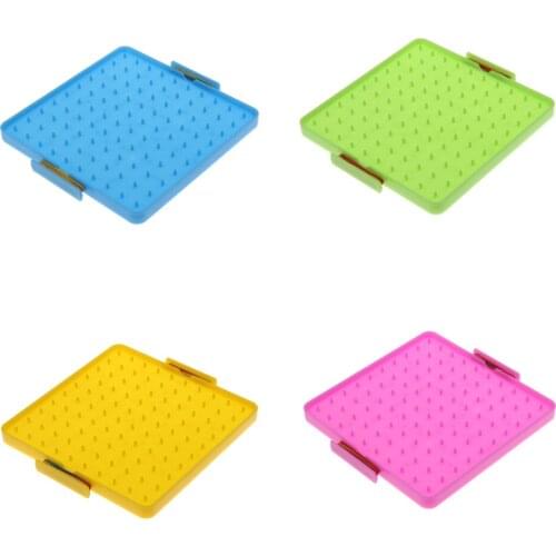 1 Piece Creative Plastic Nail Board Plate Primary Mathematics Teaching Tool for Children Kids Early Education Math Toy