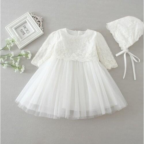 Baby Christening Gowns Infant Baby Girl Baptism Little Girl Clothes Summer Dresses Baby Girl Wedding Christmas Dress Baby