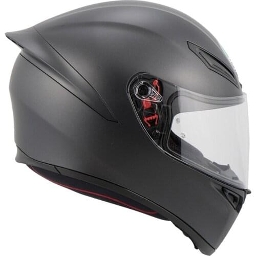 Full Face Motorcycle Helmet K1 Matt Black Helmet Anti-fog Visor Riding Motocross Racing Motobike Helmet