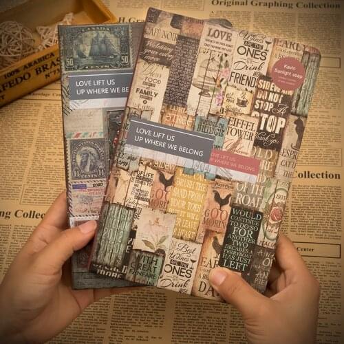 Retro Memories Diary illustration Notebook Agenda 2021 Bullet Journal SchooL Notepad Planner Sketchbook Stationery Travel