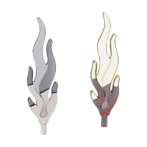 BuildMOC 85959 Flame For Building Blocks Parts DIY Construction Creative gift Toys