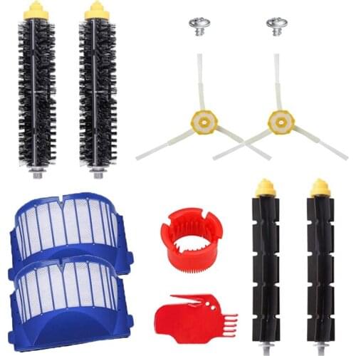 Aero Vac Filters Beater Bristle Brushes Side Brushes For Irobot Roomba 600 Series 620 650 660 680 Vacuum Cleaner Parts