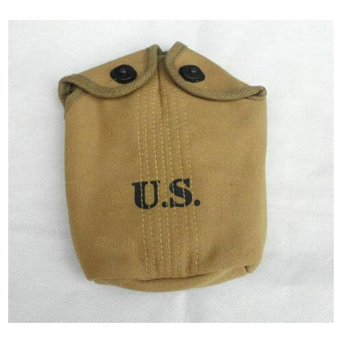 WWII US ARMY SOLDIER M1910 CANTEEN COVER MILITARY CLASSICAL REPRO OUTDOOR MILITARY WW2