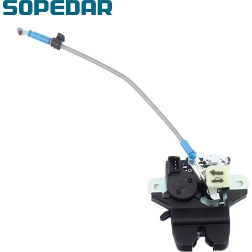 SOPEDAR Rear Trunk Lid Latch Tailgate Trunk Lock for Hyundai Sonata 2015 2016 2017 Latch Lock Trunk Lid Assy Motor 81230C1010
