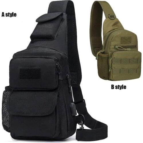 Outdoor Tactical Shoulder Bag Sports Climbing Hiking Trekking Backpack Men Military Hunting Fishing Molle Shoulder Bag Pack