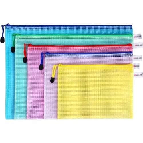 1pcs A4 A5 A6 Waterproof Document Bag Filing Products Pocket Folder Office School File Folder Supplies