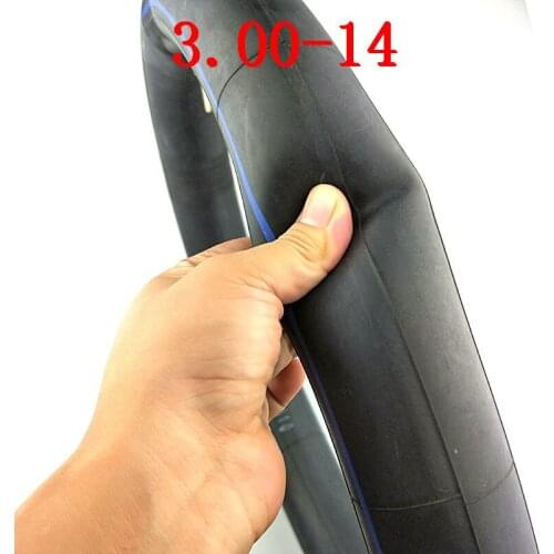 High performance 3.00-14 Inner Tube 14 inch Rear wheel for 90/100-14 Straight Valve Stem Fits Cross-country motorcycle