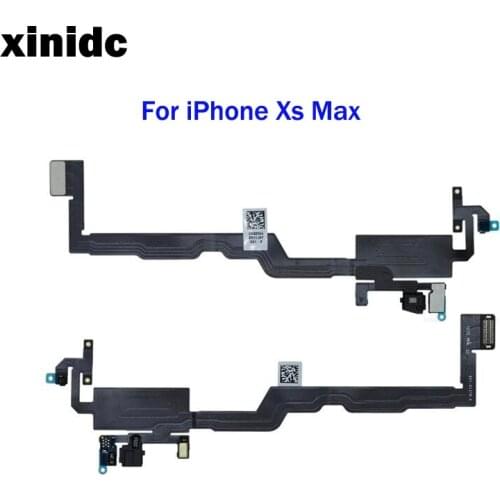 Xinidc 10 Pcs For IPhone Xs Max Original New Proximity Light Sensor Flex Ribbon Cable Replacement Parts