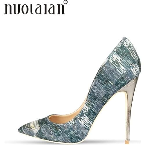 Stilettos Womens Shoes High Heels 12CM High Heel Shoes Pumps Women Heels Sexy Pointed Toe Dress Wedding Shoes For Woman
