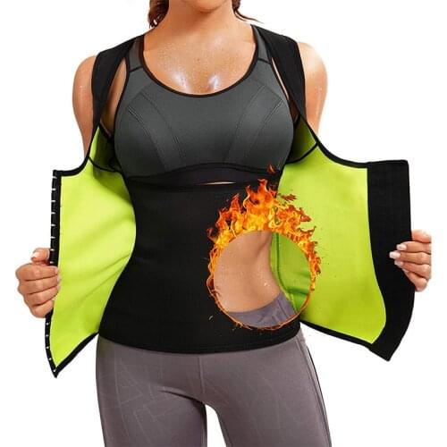 Womens Binders and Shapers Waist Trainer Sweat Sauna Body Shaper Corset Slimming Belt Workout Sheath Reductive Modeling Strap