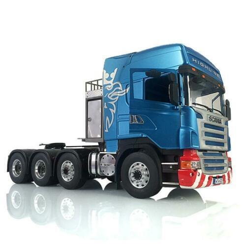 RC 1/14 LESU Metal 8*8 Chassis Tractor Truck DIY Hercul Sca Highline Cabin THZH0920-SMT2