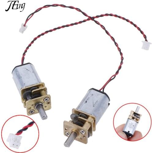 1PCS DC 3V-6V 5V 55rpm Reduction Gearbox Slow Speed Micro N20 Full Metal Gear Motor