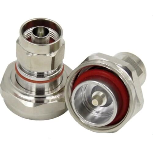 1pc L29 7/16 DIN Male to N Male RF Straight Adapter Connectors