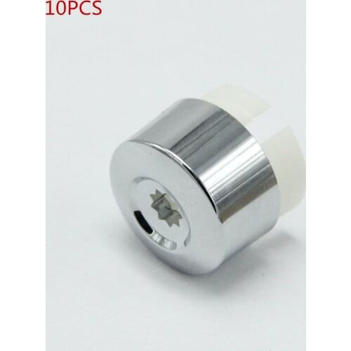 10pcs Chrome Silver Color Car Wheel Lug Bolt Nut Caps for V-W T-ouare g 2003 -2017 7L6601173A 7L6 601 173A 7L6 601 173 A 2ZZ