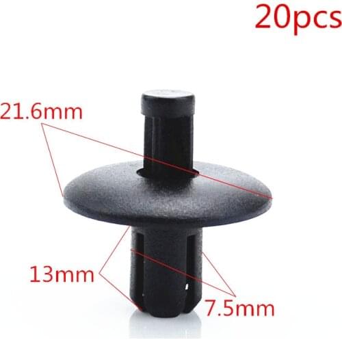 Fit for 20PCS Water tank on the net bumper cover plate clip card for Audi Q5 A4L A5 A6L TT A8L plastic fasteners