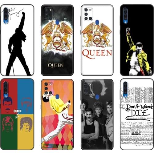 Black tpu Case For Samsung Galaxy A50 50S A30S A10 A01 A11 A21S A31 A41 A51 A71 M21 M30S S10 LITE Cover Queen Rock Group