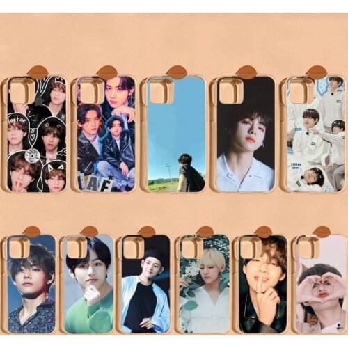 Kim V Taehyung Phone Case for iPhone 8 7 6S Plus X 5S SE 2020 XR 11 12 mini pro XS MAX