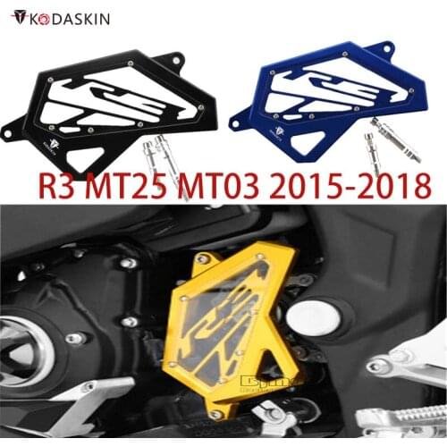 Frame Hole Front Drive Shaft Cover Guard For Yamaha YZF R25 YZF R3 MT25 MT03 2015-2018 YZF-R25 YZF-R3 ABS MT-25 MT-03 2016 2017