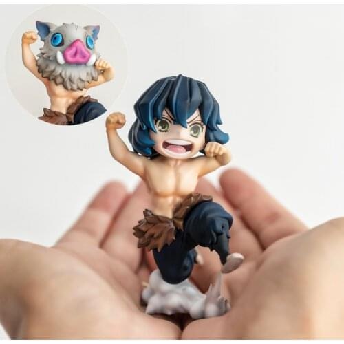 New Anime Demon Slayer Kimetsu No Yaiba Hashibira Inosuke PVC GK Action Figures Toys Anime Figure Toys for Gifts