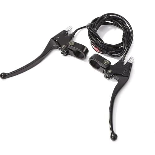 Left + Right Aluminum Alloy Electric Scooter Brake Lever Handle Levers Replacement for Kugoo M4 Scooter Accessories