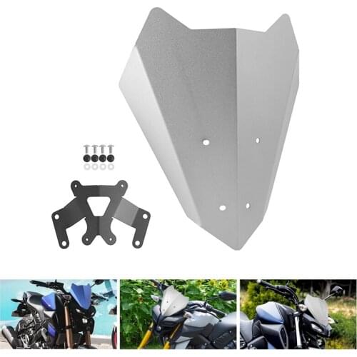 CNC Aluminum Motorcycle Windscreen Windshield for Yamaha MT15 MT-15 MT 15 2019 2020 2021 Wind Deflector