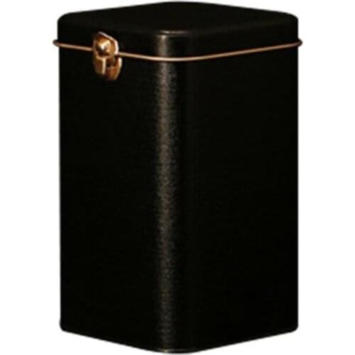 LUDA Metal Tea Cans High-Grade Lock Tinplate Coffee Candy Storage Box Tin Can