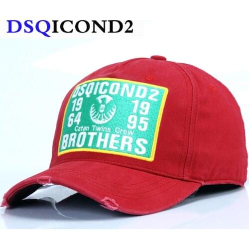 DSQICOND2 Cotton Baseball Caps DSQ Letters High Quality Men Women Winter Cap summer Custom Design Bonnet Casual Homme Dad Hat