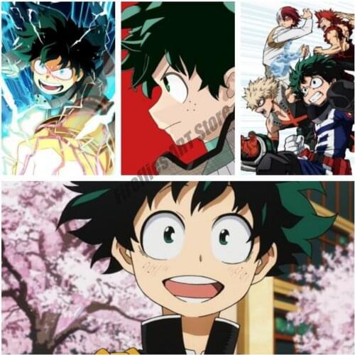 Wall Art Canvas Painting Anime My Hero Academia Posters and Prints Nordic Room Decoration Pictures Wall Decor Living Home Decor