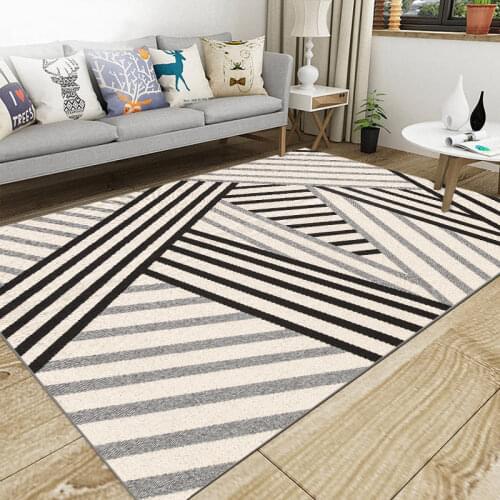Customizable ins Nordic style carpet living room large area coffee table blanket household bathroom kitchen anti-slip mat bedsid