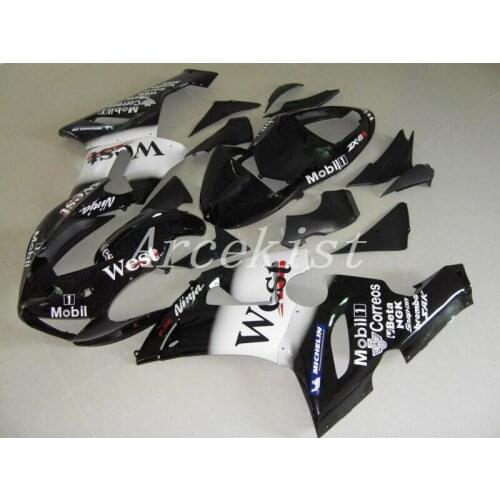 New ABS Motorcycle Fairings kit Fit for Kawasaki ZX6R 2005 2006 ZX-6R 05 06 Ninja 636 bodywork set west