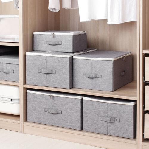 Clothing Wardrobe Organizer Box Clothes Blanket Quilt Storage Box Home Foldable Storage Organization Moisture-proof Storage Box