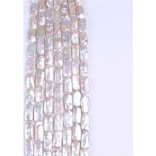 Wholesale 10*20mm square pearl strands