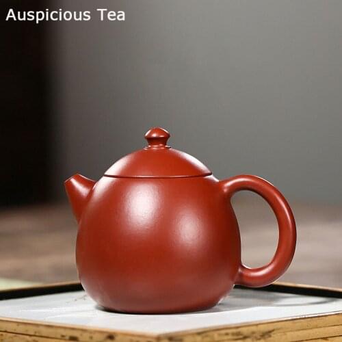 210ml Authentic Yixing Purple Clay Teapot Raw Ore Dahongpao Dragon Egg Tea Pot Home Zisha Filter Beauty Kettle Tea Set Supplies
