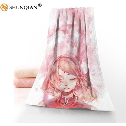 High Quality Sakura Fanfic Microfiber Bathroom Washcloth,Towels Custom Face Towel/Bath Towel Size 35x75cm, 70x140cm