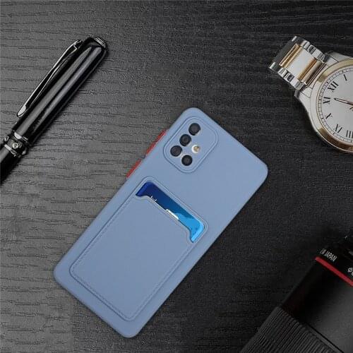 Luxury Card Holder Wallet Case For Samsung A51 Case Silicone Cover for Samsung Galaxy A51 A 51 4G 6.5'' SM-A515F/DSN Coque Funda