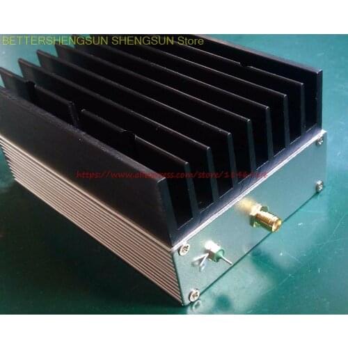 Ultra wideband RF amplifier Short wave amplifier Linear amplifier 1MHz--130MHz 6W 43dB