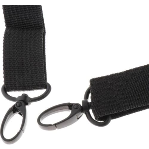 Waterproof Durable Saxophone Strap Sax Strap Belt with Soft Thick Pad Black