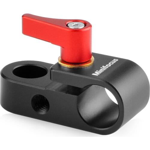 Single hole 15mm Rod Clamp Mount for Camera Rig Plate Cage Top Handle Cheese Handle Grip p for Rod Extension System accessories