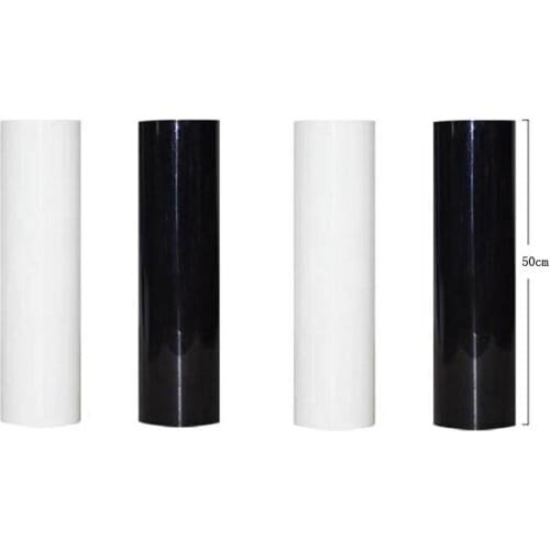 1 roll 50cmx25m PVC PU Heat Transfer Vinyl roll T-shirt Iron On HTV Film Plotter Heat Press Free Shipping to many countries