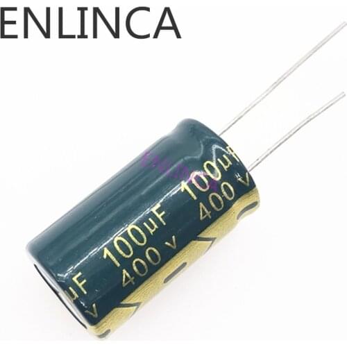 2pcs/lot 100UF 400V 100UF aluminum electrolytic capacitor size 18*30 T20 20